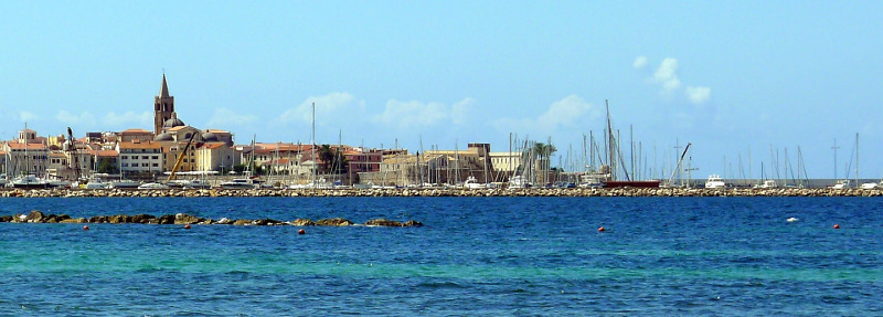 Město Alghero, Sardinie