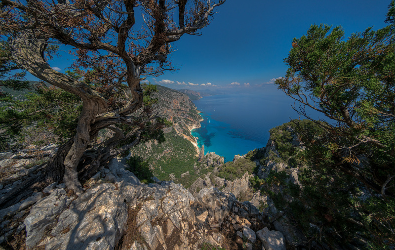 Pláž Cala Goloritzé, pohled na pláž z výšky - Pixabay.com